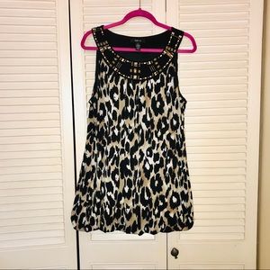 2/30 EUC Animal Print Tunic/Mini